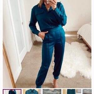 Teal Who What Wear 2 Piece Set